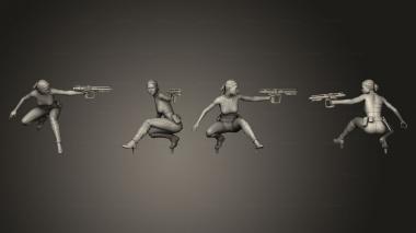Military figurines Padme Amidala 3d model