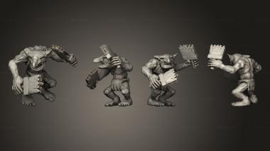 Military figurines Paint Goblin 3 3d model
