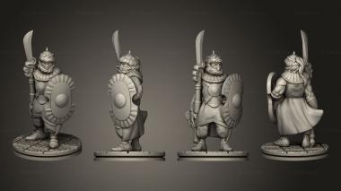 Military figurines Palace Guard B Based 3d model