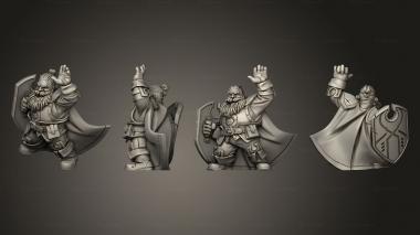 Military figurines Paladin ver 1 3d model