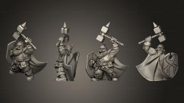 Military figurines Paladin ver 2 3d model