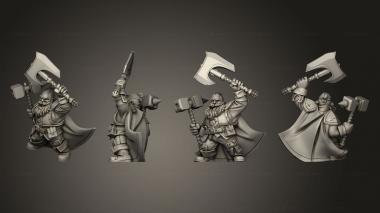 Military figurines Paladin ver 3 3d model