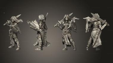 Military figurines Paladin 3d model