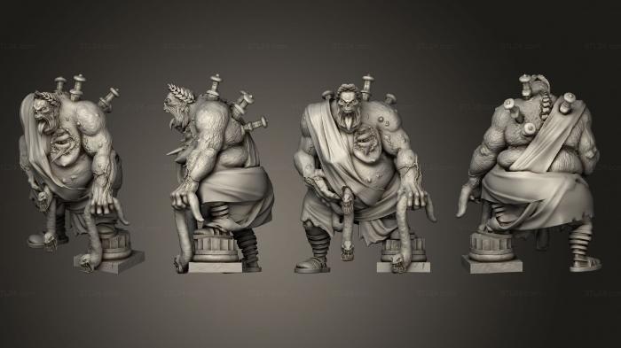 Military figurines (PARASITATED CONSUL, STKW_10831) 3D models for cnc
