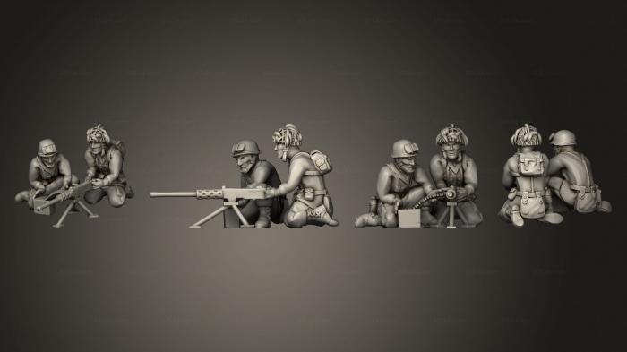 Military figurines (paratrooper 01, STKW_10832) 3D models for cnc