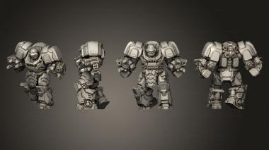 Military figurines paratrooper Toortle 02 3d model