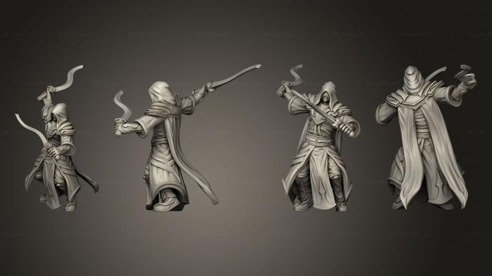 Military figurines (paratrooper 14, STKW_10852) 3D models for cnc