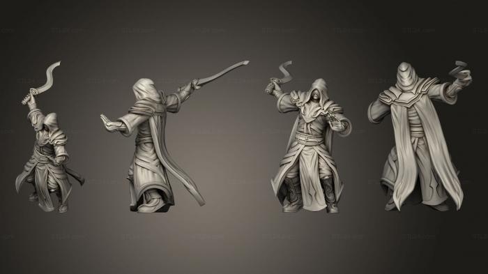 Military figurines (paratrooper 15, STKW_10853) 3D models for cnc