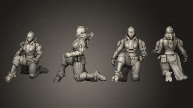 Military figurines Pemdas Assault Rifle 01 3d model