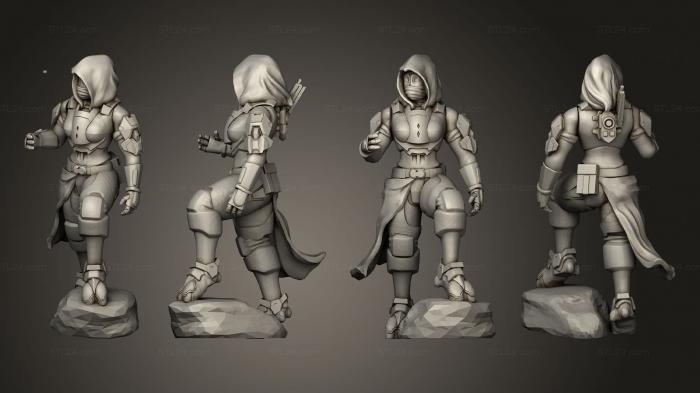 Military figurines (Pemdas Assault Rifle 02, STKW_10874) 3D models for cnc