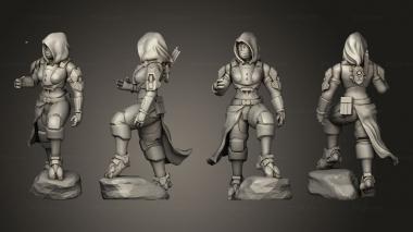 Military figurines Pemdas Assault Rifle 02 3d model
