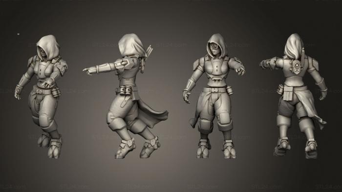 Military figurines (Pemdas Assault Rifle 03, STKW_10875) 3D models for cnc