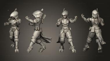 Military figurines Pemdas Assault Rifle 05 3d model