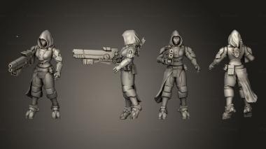 Military figurines Pemdas Assault Rifle 06 3d model