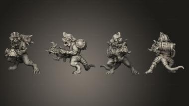 Military figurines Pi Rat T2 3d model