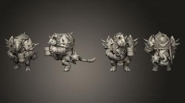 Military figurines Pigserker Drinking Large 3d model