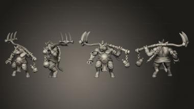 Military figurines Pigsy 3d model