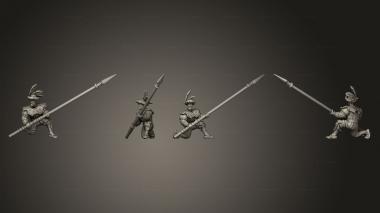 Military figurines Pikebody 03 3d model