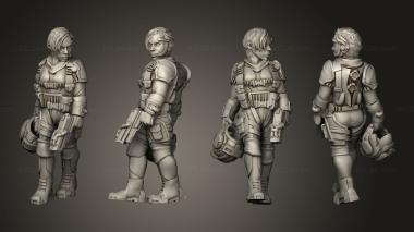 Military figurines Pilot Regiments Drop Trooper Body 3d model