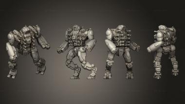 Military figurines Piranha 3d model