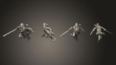 Military figurines Pirate 01 Human Male v 2 3d model