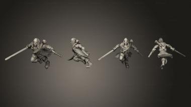 Military figurines Pirate 01 Human Male 3d model