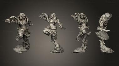 Military figurines Pirate 03 Human Female v 2 3d model