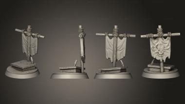 Military figurines Pirate 05 Human Male Base 3d model