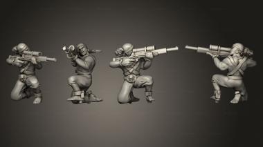 Military figurines Pirate 05 Human Male v 2 3d model