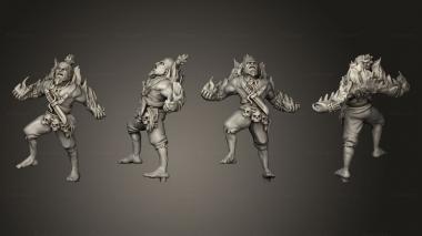 Military figurines Pirate 06 Human Male v 2 3d model