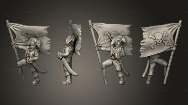 Military figurines Pirate 08 Human Male v 2 3d model
