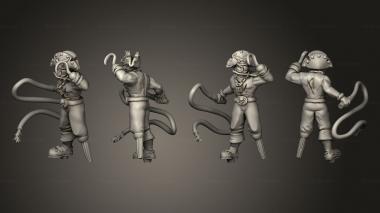Military figurines Pirate 09 Human Male 3d model