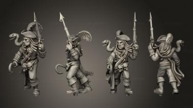 Military figurines Pirate 16 Human Male 3d model