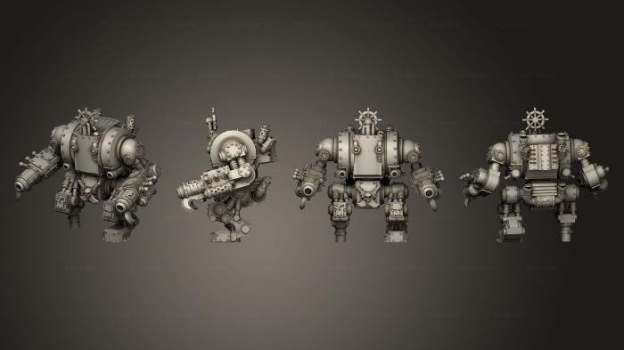 Military figurines (Pirate Broozer Klaw Walker A, STKW_10944) 3D models for cnc