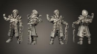 Military figurines Pirate Captain Nemo 01 3d model