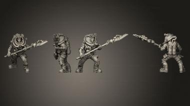 Military figurines Pirate Diver 03 3d model