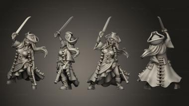 Military figurines Pirate Mary Read 01 3d model