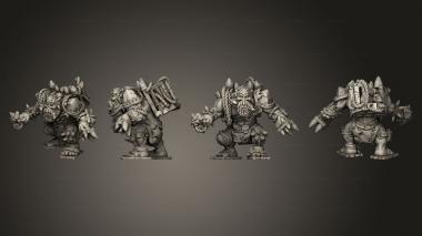 Military figurines Pirate of the orc bay 02 3d model