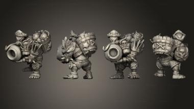 Military figurines Pirate of the orc bay 04 3d model