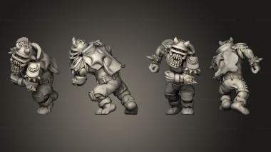 Military figurines Pirate of the orc bay 07 3d model