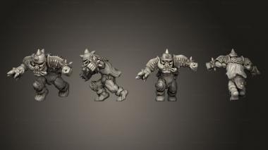 Military figurines Pirate of the orc bay 08 3d model
