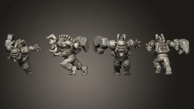 Military figurines Pirate of the orc bay 12 3d model