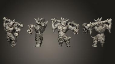 Military figurines Pirate of the orc bay 16 3d model