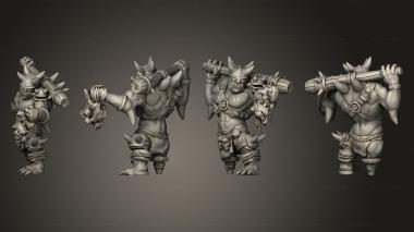 Military figurines Pirate of the orc bay 17 3d model