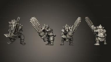 Military figurines Pirate of the orc bay 19 3d model