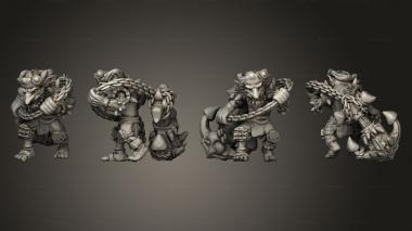 Military figurines Pirate of the orc bay 20 3d model