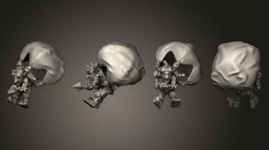 Military figurines Pirate of the orc bay 21 3d model