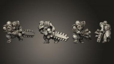Military figurines Pirate of the orc bay 23 3d model