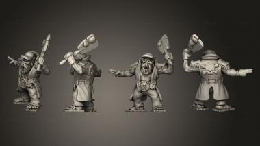 Military figurines Pirate of the orc bay 24 3d model