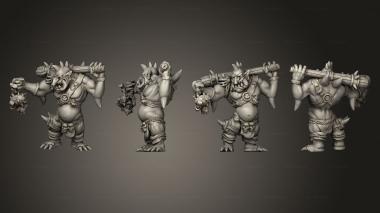 Military figurines Pirate of the orc bay 25 3d model